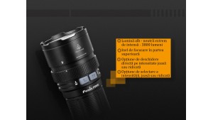 Fenix FD65 - Lanterna - 3800 Lumeni - 410 Metri Fenix FD65 - Lanterna - 3800 Lumeni - 410 Metri