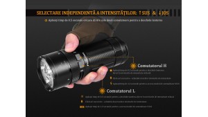 Fenix FD65 - Lanterna - 3800 Lumeni - 410 Metri Fenix FD65 - Lanterna - 3800 Lumeni - 410 Metri