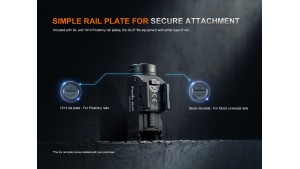 Fenix GL07 - Lanternă Tactică pentru Pistol - 700 Lumeni - 240 Metri Fenix GL07 - Lanternă Tactică pentru Pistol - 700 Lumeni - 240 Metri