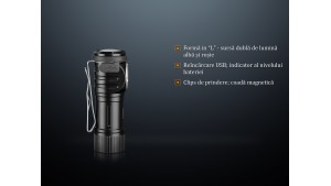 Fenix LD15R - Lanternă Reîncărcabilă - 500 Lumeni - 85 Metri