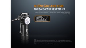 Fenix LD15R - Lanternă Reîncărcabilă - 500 Lumeni - 85 Metri