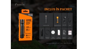 Fenix LD30 - Lanternă EDC - 1600 Lumeni - 205 Metri - Ediție 2019