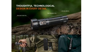 Fenix LD36R - Lanternă EDC - 3600 Lumeni - 385 Metri - Black
