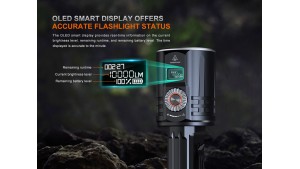 Fenix LR36R - Laser LEP și Lumină albă - Lanternă profesională - 10000 Lumeni - 1260 Metri