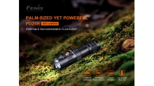 Fenix PD25R - Lanternă Reîncărcabilă - 800 Lumeni - 250 Metri