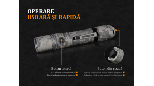 Fenix PD35 V2.0 - Lanternă Tactică Digital Camo - 1000 Lumeni - 250 Metri