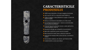 Fenix PD35 V2.0 - Lanternă Tactică Digital Camo - 1000 Lumeni - 250 Metri