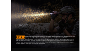 Fenix PD35 V2.0 - Lanternă Tactică Digital Camo - 1000 Lumeni - 250 Metri