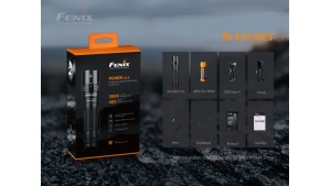 Fenix PD40R V2.0 - Lanternă Tactică Reîncărcabilă - 3000 Lumeni - 405 Metri