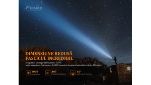 Fenix PD40R V2.0 - Lanternă Tactică Reîncărcabilă - 3000 Lumeni - 405 Metri