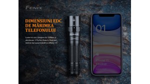 Fenix PD40R V2.0 - Lanternă Tactică Reîncărcabilă - 3000 Lumeni - 405 Metri