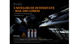 Fenix WF11E - Lanternă ATEX - 200 Lumeni - 185 Metri