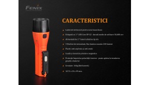 Fenix WF11E - Lanternă ATEX - 200 Lumeni - 185 Metri