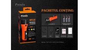 Fenix WF11E - Lanternă ATEX - 200 Lumeni - 185 Metri