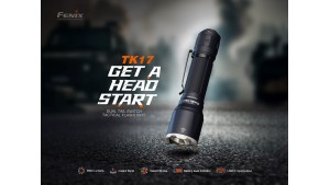 Fenix TK17 - Lanternă Tactică - 3600 Lumeni - 330 Metri - Black