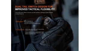 Fenix TK17 - Lanternă Tactică - 3600 Lumeni - 330 Metri - Black