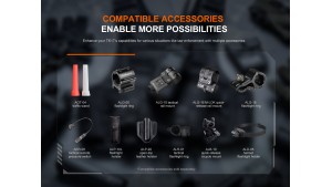 Fenix TK17 - Lanternă Tactică - 3600 Lumeni - 330 Metri - Black