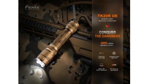 Fenix TK20R UE - Lanternă Tactică - 2800 Lumeni - 465 Metri - Tan