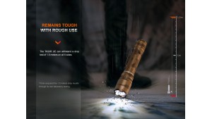 Fenix TK20R UE - Lanternă Tactică - 2800 Lumeni - 465 Metri - Tan