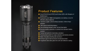 Fenix TK25 - Versiune Red&Blue