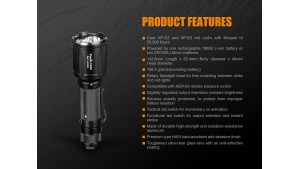 Fenix TK25 - Versiune Red - Lanternă Tactică - 1000 Lumeni - 225 Metri