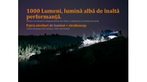Fenix TK25 - Versiune Red - Lanternă Tactică - 1000 Lumeni - 225 Metri