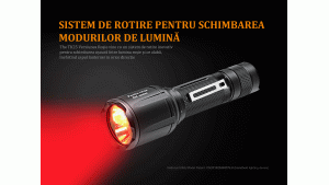 Fenix TK25 - Versiune Red - Lanternă Tactică - 1000 Lumeni - 225 Metri