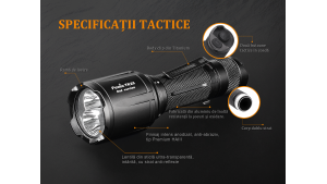 Fenix TK25 - Versiune Red - Lanternă Tactică - 1000 Lumeni - 225 Metri