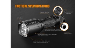 Fenix TK25 - Versiune UV - Lanternă Tactică - 1000 Lumeni - 225 Metri