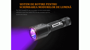 Fenix TK25 - Versiune UV - Lanternă Tactică - 1000 Lumeni - 225 Metri