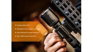 Fenix TK25 - Versiune UV - Lanternă Tactică - 1000 Lumeni - 225 Metri