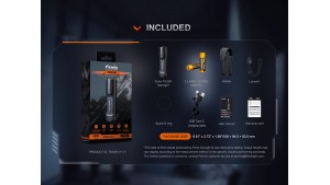 Fenix TK35R - Lanternă Tactică cu lumină UV - 5800 Lumeni - 610 Metri Fenix TK35R - Lanternă Tactică cu lumină UV - 5800 Lumeni - 610 Metri