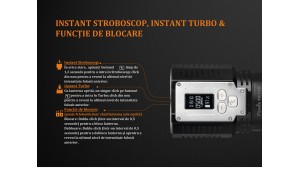 Fenix TK72R - Lanternă Tactică - 9000 Lumeni - 286 Metri