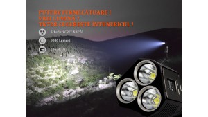 Fenix TK72R - Lanternă Tactică - 9000 Lumeni - 286 Metri