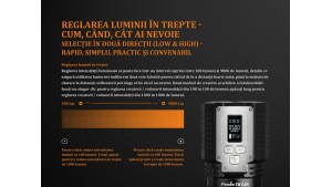 Fenix TK72R - Lanternă Tactică - 9000 Lumeni - 286 Metri