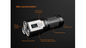 Fenix TK72R - Lanternă Tactică - 9000 Lumeni - 286 Metri