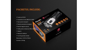 Fenix TK72R - Lanternă Tactică - 9000 Lumeni - 286 Metri