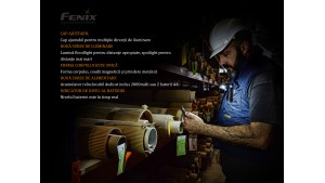 Fenix WT20R - Lanternă de lucru - 400 Lumeni - 117 Metri
