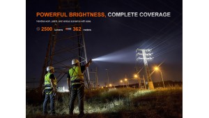 Fenix WT26RM - Lanternă de Lucru - 2500 Lumeni - 362 Metri