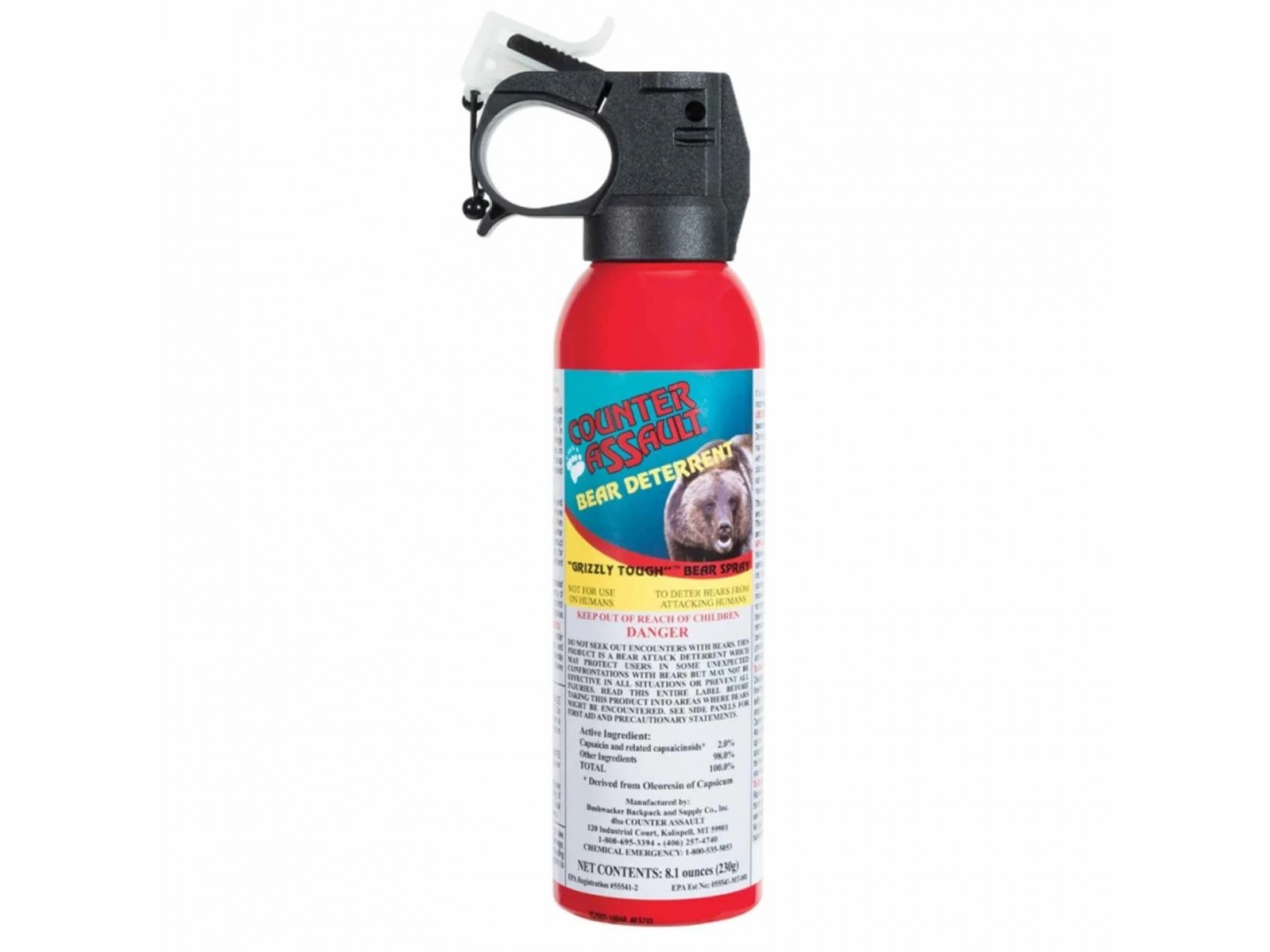Spray împotriva urșilor - Counter Assault - 230 g - 10 metri Spray împotriva urșilor - Counter Assault - 230 g - 10 metri