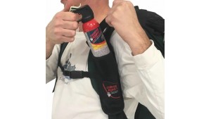 Husă spray urs universală - cu carabinieră - prindere rucsac