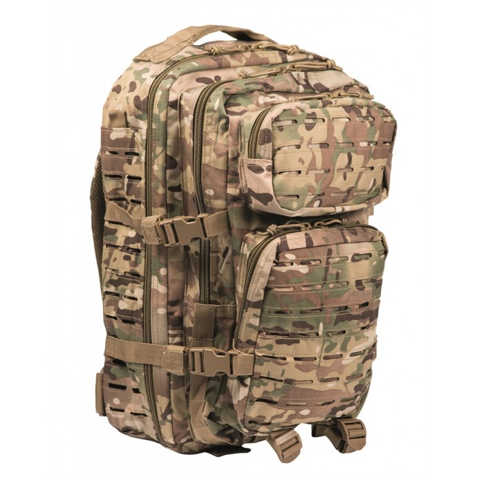 Mil-Tec Rucsac de asalt - Laser cut - MultiCam - Large - 36 litri