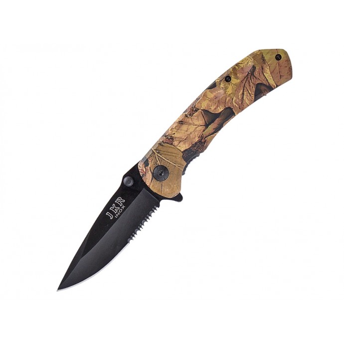 JKR - Briceag de buzunar - Semi-automat - 8.5 CM - Camuflaj