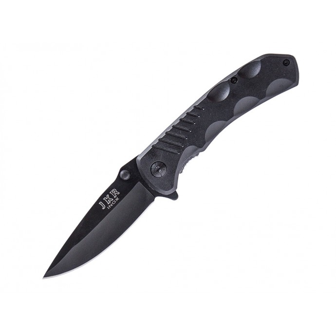JKR - Briceag de buzunar - Semi-automat - 8.5 CM - Black