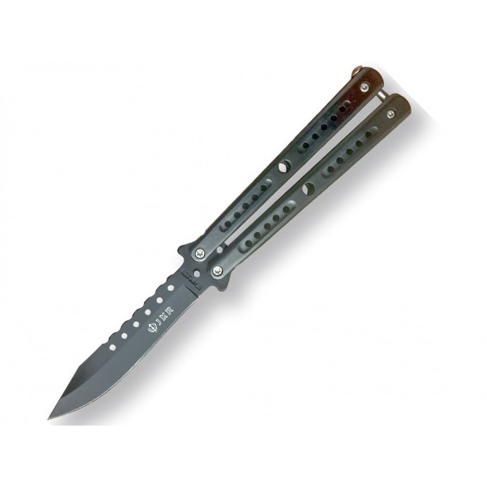 JKR - Briceag tip butterfly - Black - Zamac 10.5 CM