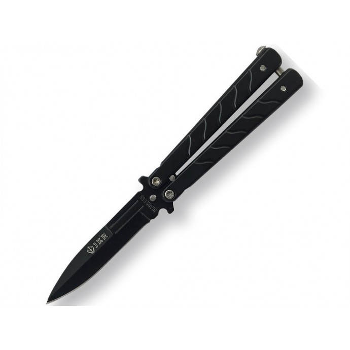 JKR - Briceag tip butterfly - Negru - 7.5 CM