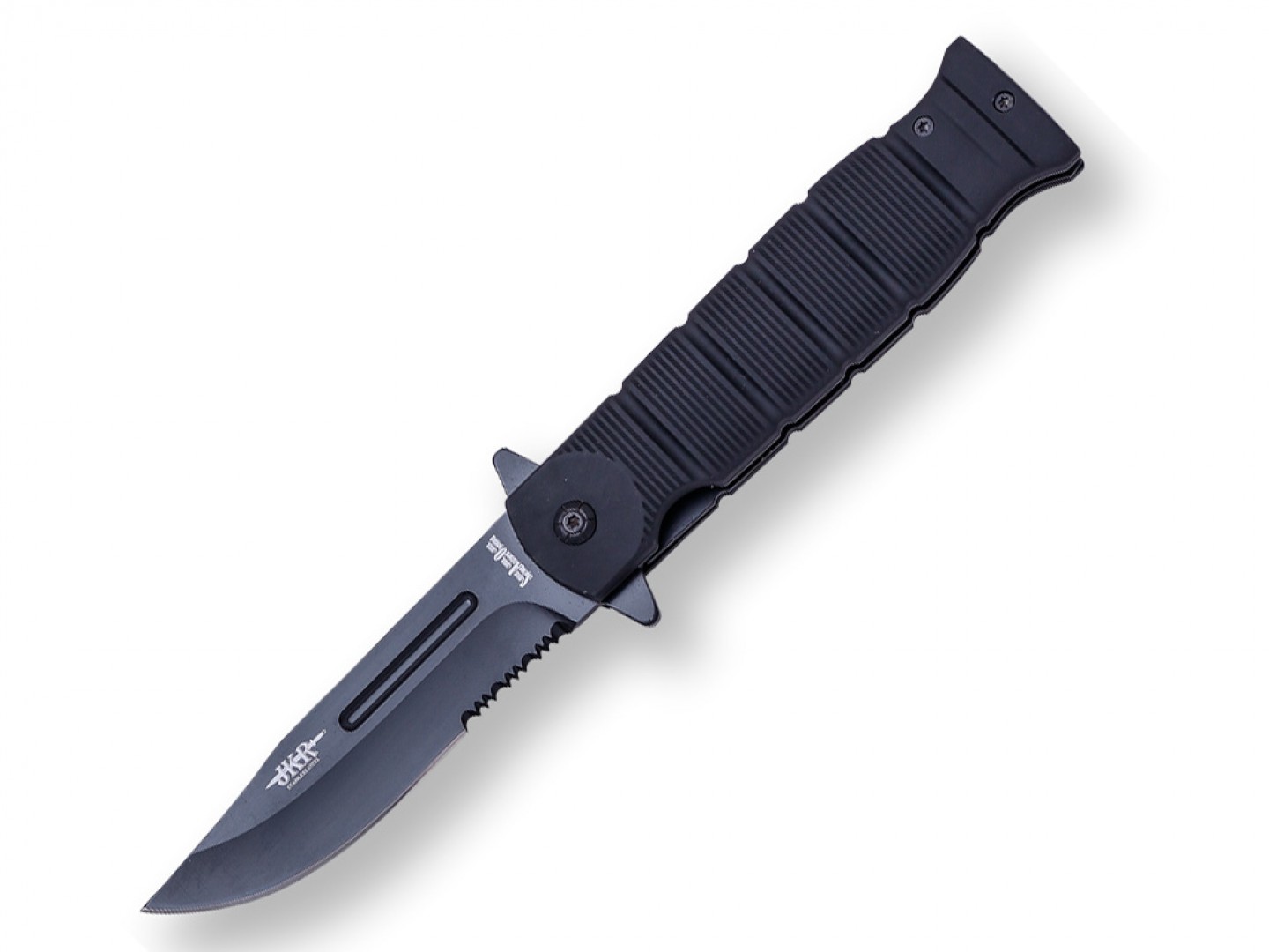 JKR - Briceag tactic - semi-automat - 11 CM - Black JKR - Briceag tactic - semi-automat - 11 CM - Black