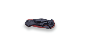 JKR - Briceag de buzunar semi-automat - Black and red