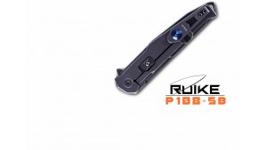 Ruike - P108 - Briceag - Oțel 14C28N - Silver Black