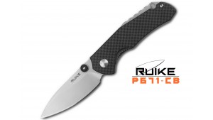 Ruike - P671-CB - Briceag - Carbon - Oțel 14C28N - Black